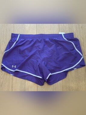 NWT Under Armour Purple Running Shorts Women’s 2XL Workout Athletic Sport